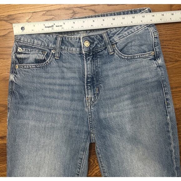 Gap Jeans Womens Size 2 Blue Boyfriend 26 R - Picture 3 of 10
